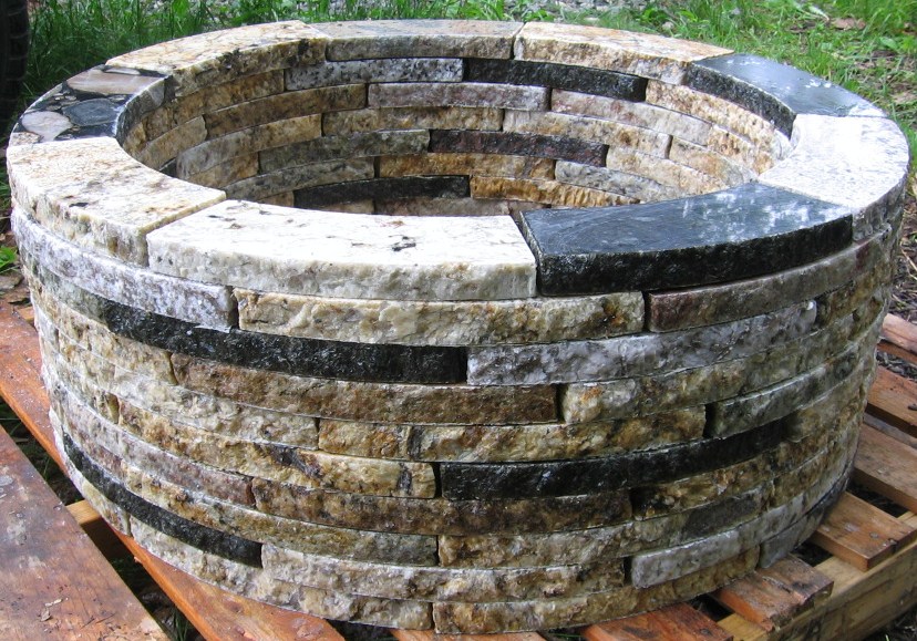 Forever Stone Recycled Granite Veneer Pavers Fire Pits And More Green Mountain Stone Llc